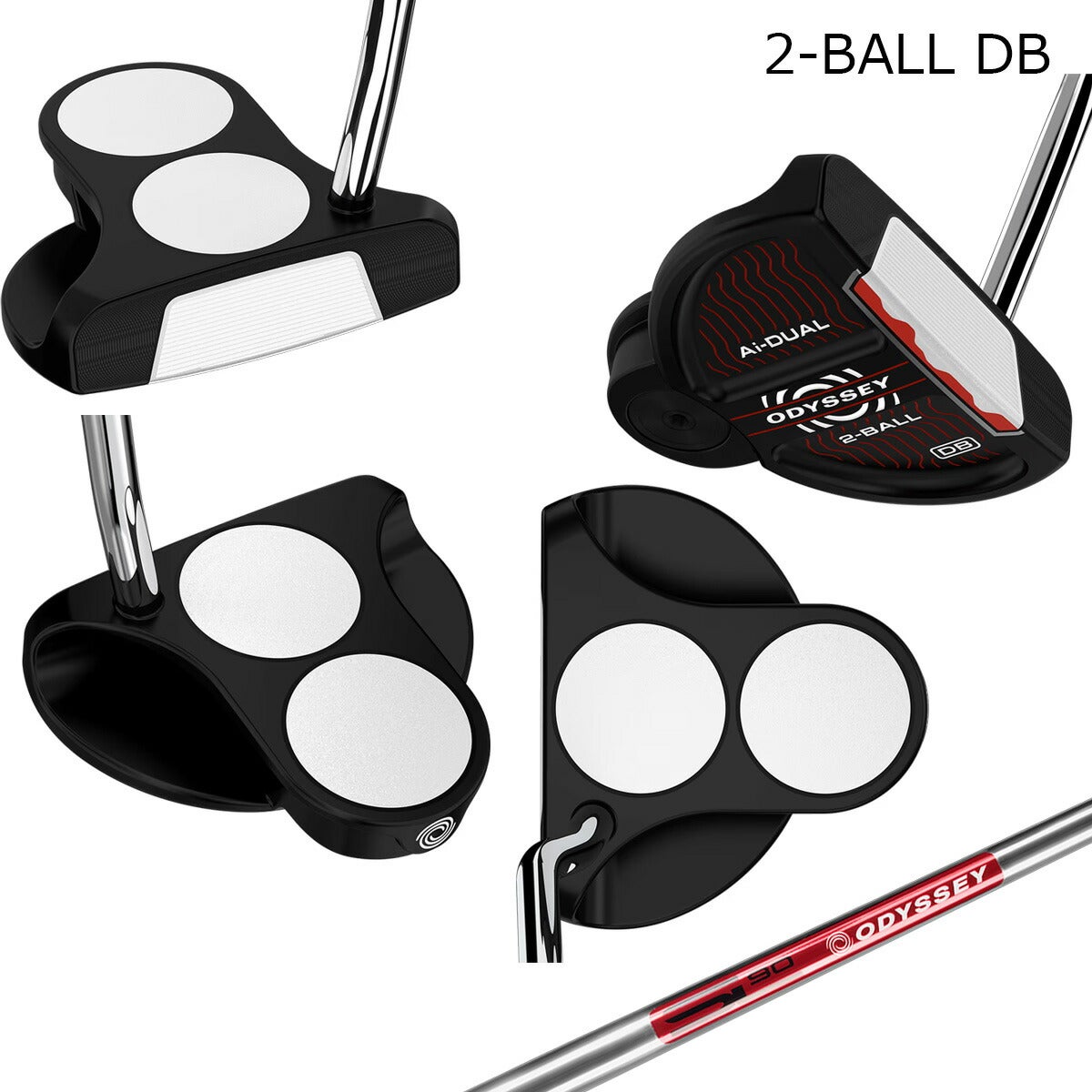 オデッセイメンズAi-DUALパターSTROKELAB90スチールシャフトAi-DUALPistolグリップ【26SS】