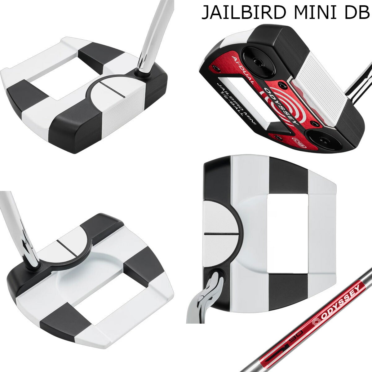 【レフティ／左利き用モデル】オデッセイメンズAi-DUAL1/2-BALLパターSTROKELAB90スチールシャフトAi-DUALPistolグリップ【26SS】
