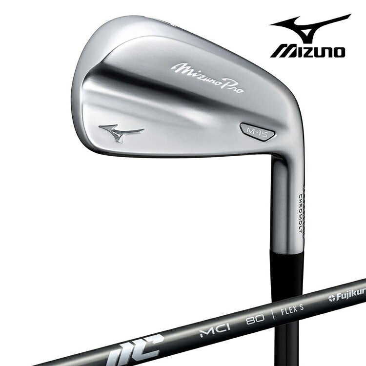 ミズノメンズミズノプロMizunoProM-15アイアン6本組(5-9、PW)25MCI80カーボンシャフトアイアンセット【26】