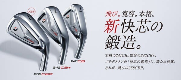 【メーカーカスタム】ブリヂストンメンズ258CBPアイアン6本組(5-9、PW)ダイナミックゴールドスチールシャフトBRIDGESTONEGOLFアイアンセット【25】