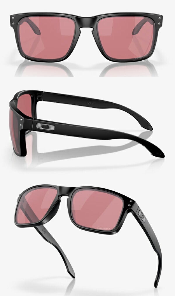 オークリーHOLBROOK(A)MATTEBLACKPRIZMDARKGOLFサングラスOO9244-7056OAKLEY【23】