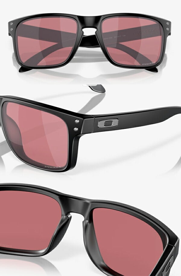 オークリーHOLBROOK(A)MATTEBLACKPRIZMDARKGOLFサングラスOO9244-7056OAKLEY【23】