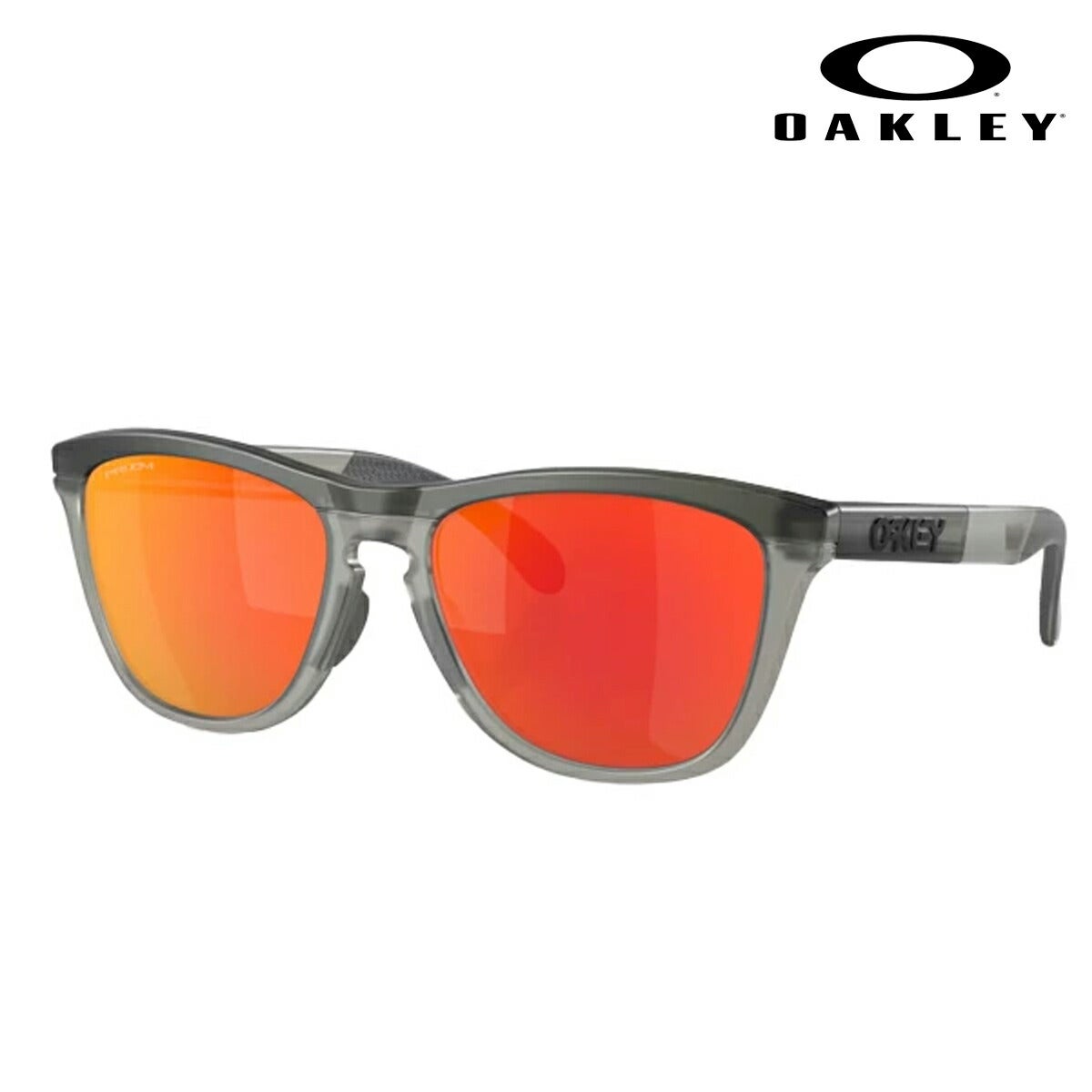 オークリーFROGSKINSRANGE(A)MATTEGREYSMOKE/GREYINKPRIZMRUBYサングラスOO9284A-0155OAKLEY【23】