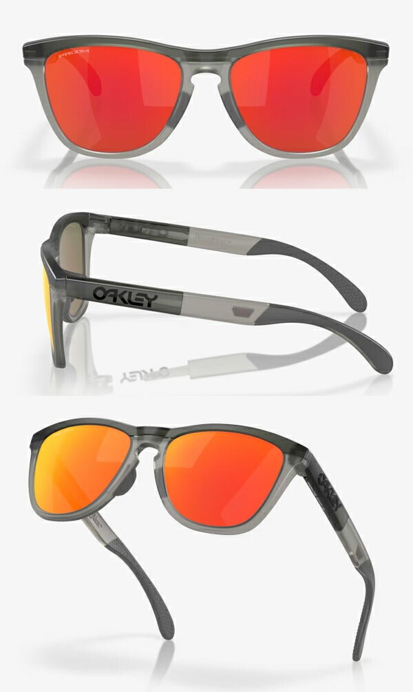 オークリーFROGSKINSRANGE(A)MATTEGREYSMOKE/GREYINKPRIZMRUBYサングラスOO9284A-0155OAKLEY【23】