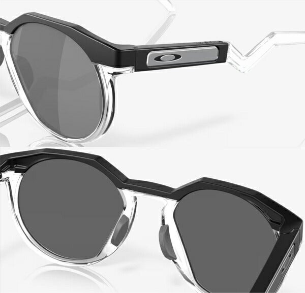 オークリーHSTN(A)サングラスOO9242Aフレームカラー：マットブラッククリア/レンズカラー：プリズムブラックポラーOAKLEY【24】