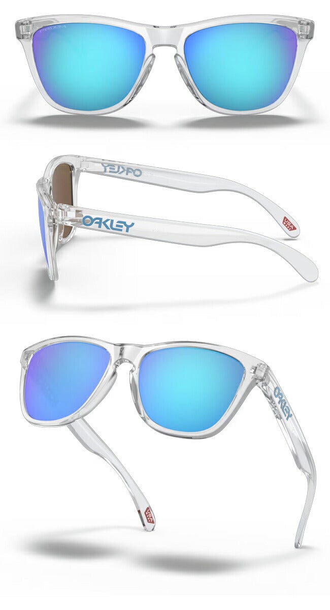 オークリーFROGSKINS(A)CRYSTALCLEAR／PRIZMSAPPHIREサングラスOO9245A754OAKLEY【25】