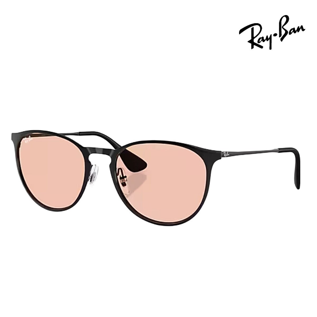 RayBanレイバンユニセックスErikaMetalサングラス3539002/554カラー名称：BLACK/BLOWN【25FW】
