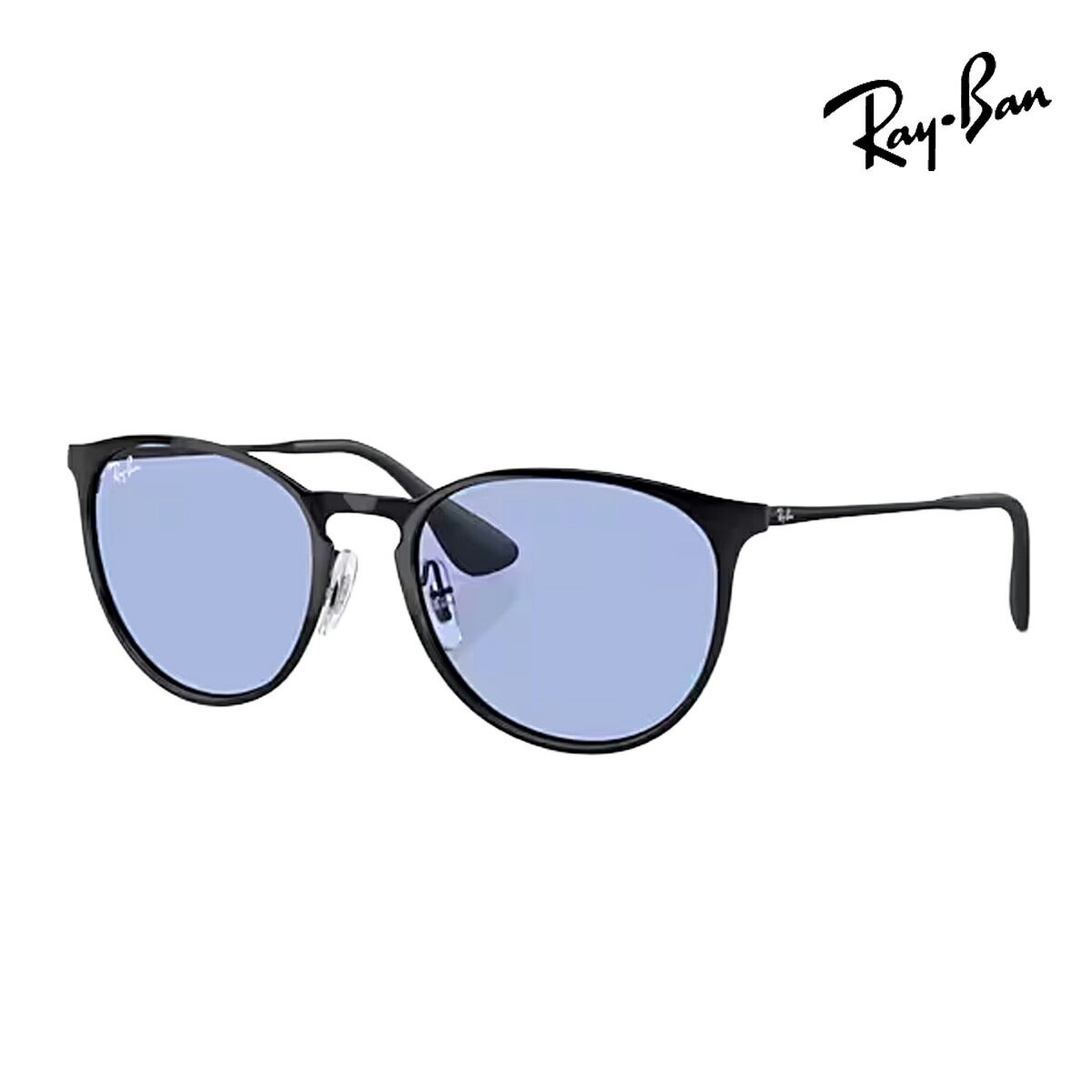 RayBanレイバンユニセックスErikaMetalサングラス3539002/8054カラー名称：BLACK/BLUE【25FW】