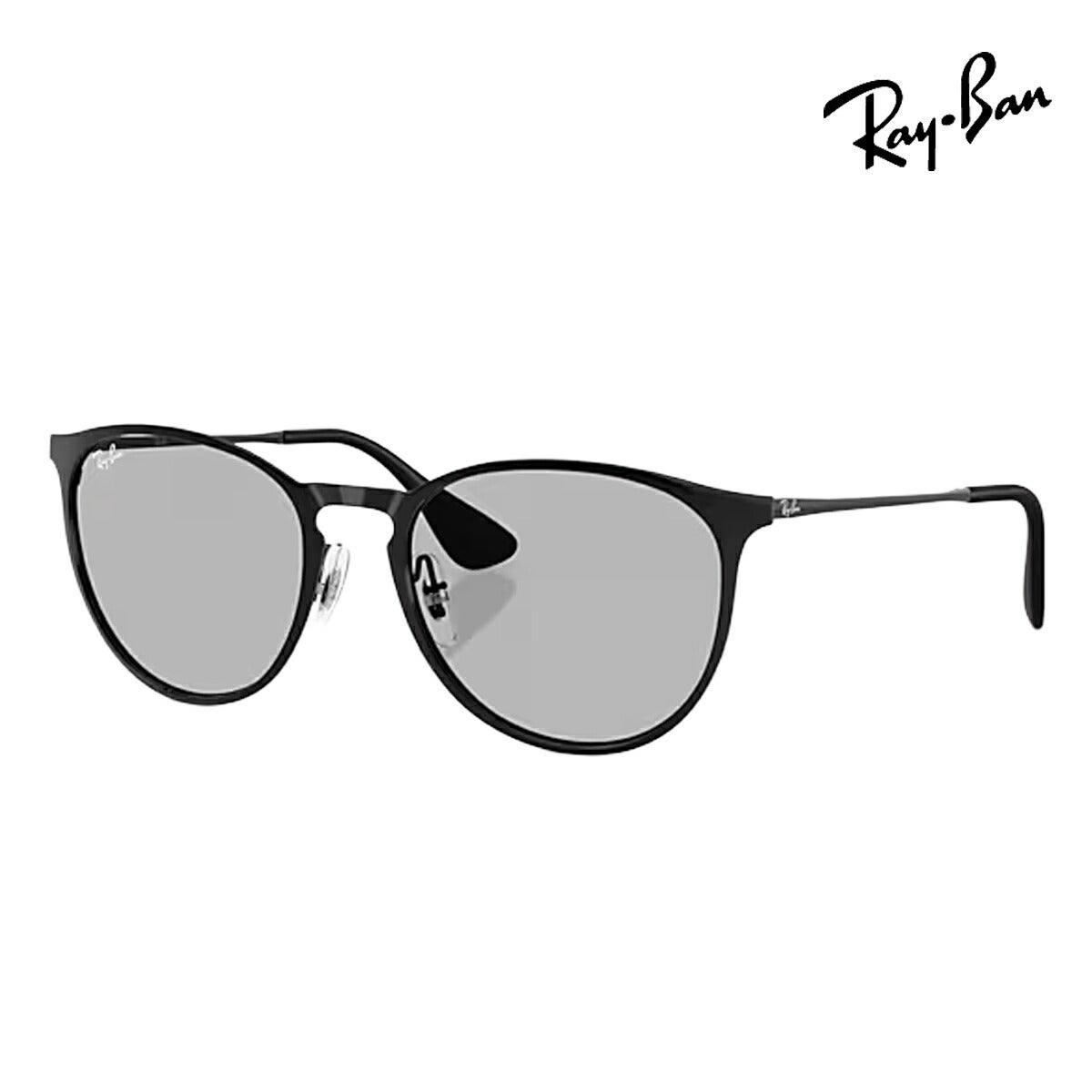 RayBanレイバンユニセックスErikaMetalサングラス3539002/8754カラー名称：BLACK/GREY【25FW】
