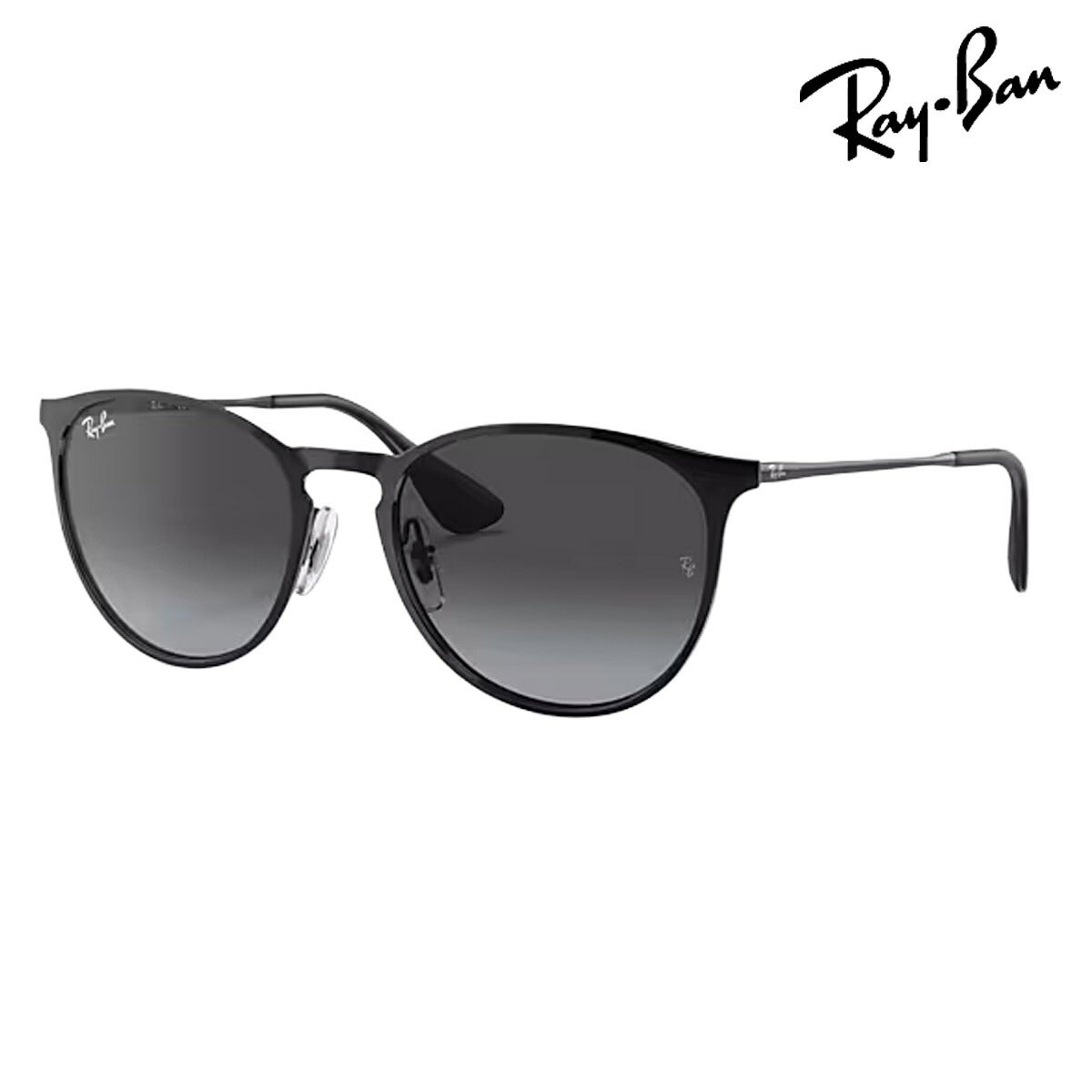RayBanレイバンユニセックスErikaMetalサングラス3539002/8G54カラー名称：BLACK/LIGHTGREYGRADIENTDARKGREY【25FW】