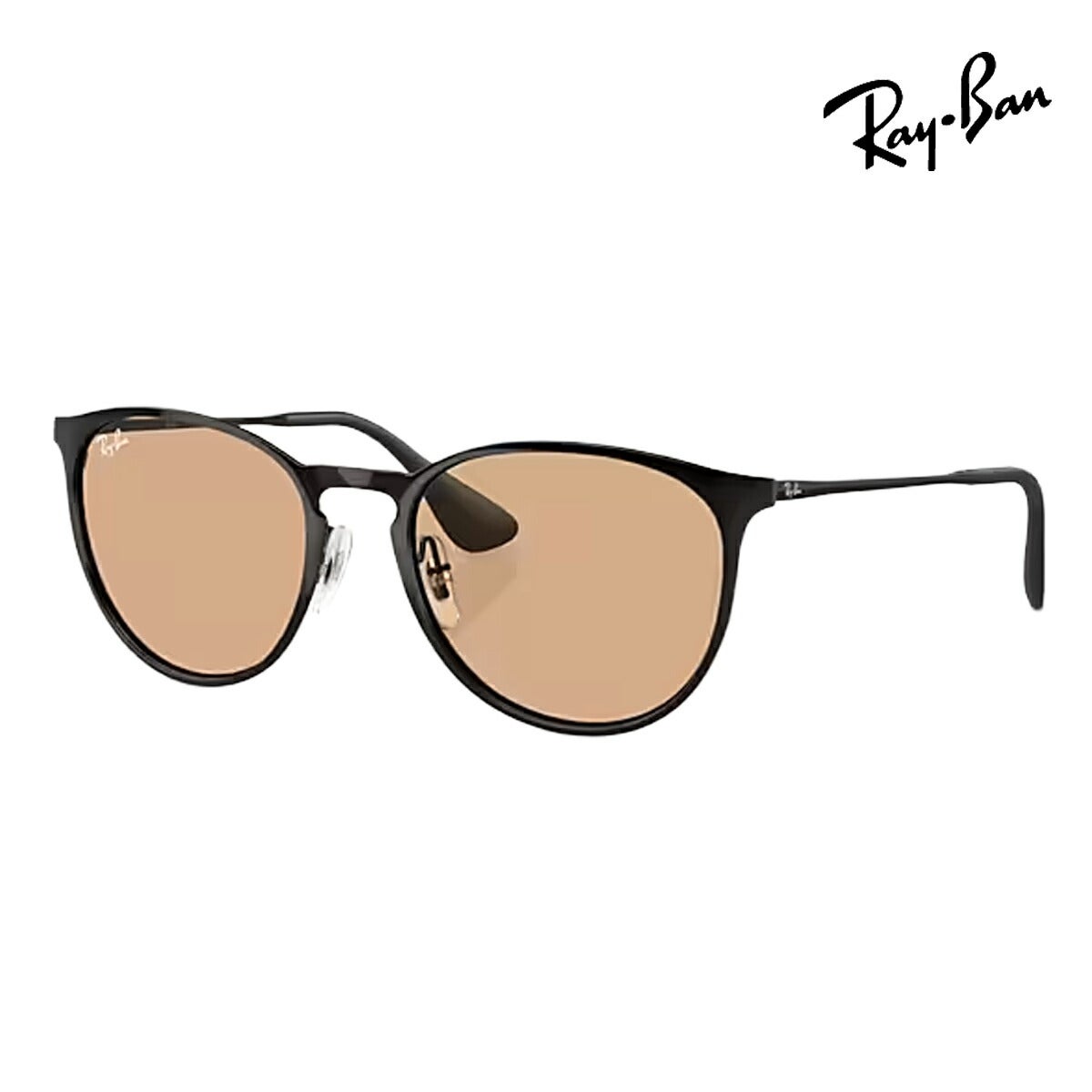 RayBanレイバンユニセックスErikaMetalサングラス3539002/9354カラー名称：BLACK/BROWN【25FW】