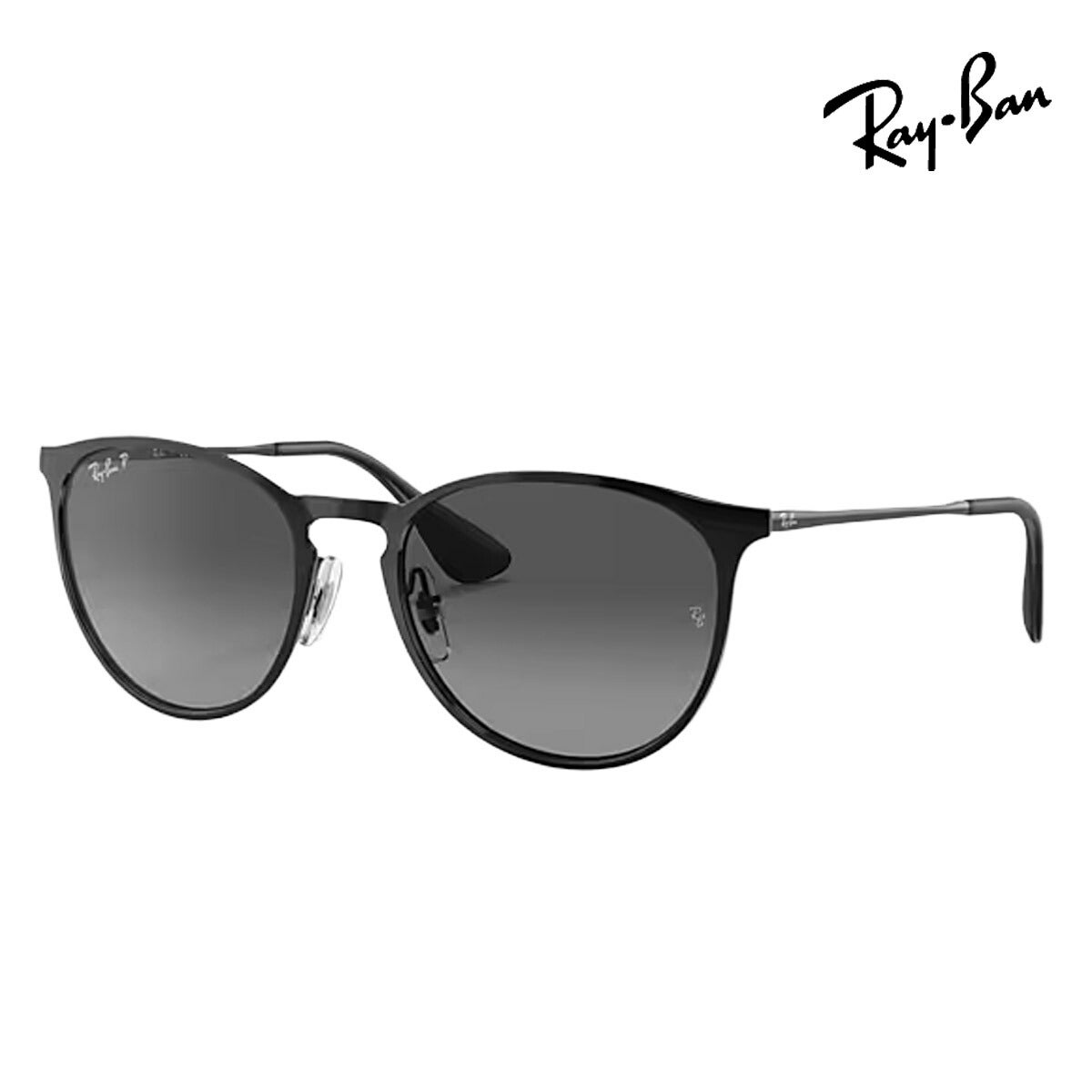 RayBanレイバンユニセックスErikaMetalサングラス3539002/T354カラー名称：BLACK/LIGHTGREYGRADIENTDARKGREY/POLARIZED【25FW】