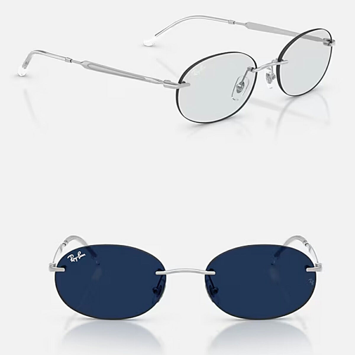 RayBanレイバンユニセックス3767サングラス3767003/MF54カラー名称：SILVER/PHOTOSAPPHIREDARK【25FW】