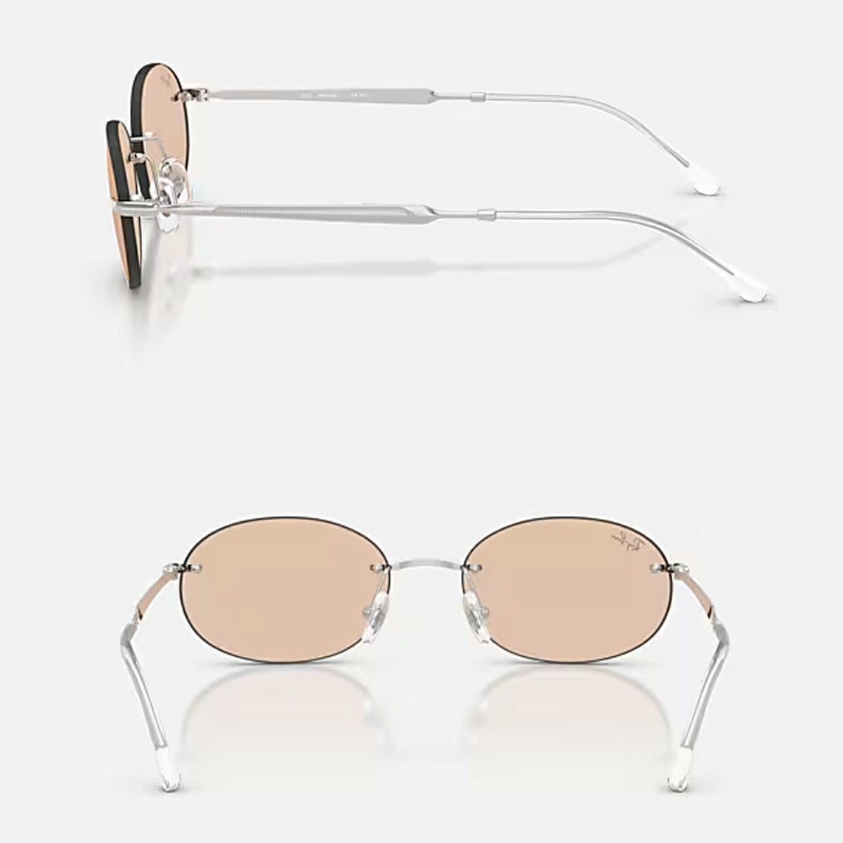 RayBanレイバンユニセックス3767サングラス3767003/MG54カラー名称：SILVER/PHOTOAMBERDARK【25FW】