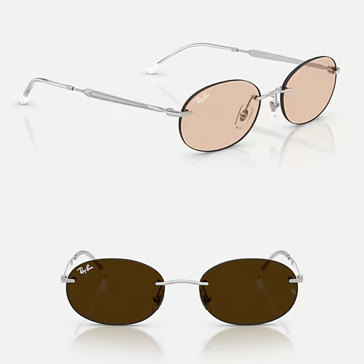 RayBanレイバンユニセックス3767サングラス3767003/MG54カラー名称：SILVER/PHOTOAMBERDARK【25FW】