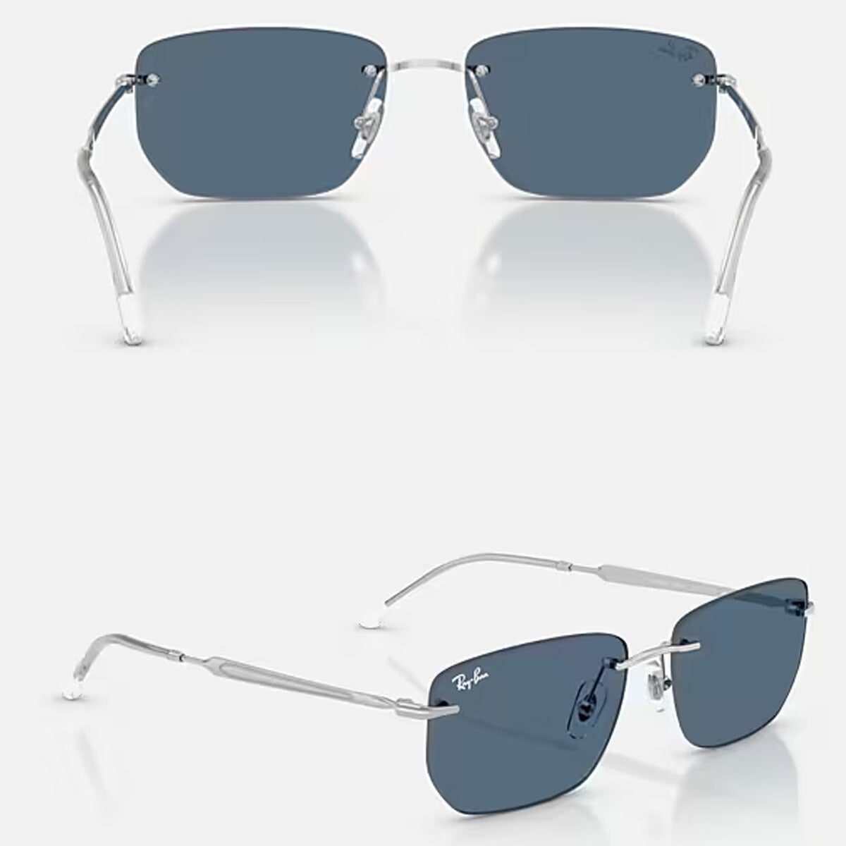 RayBanレイバンユニセックス3768サングラス3768003/8056カラー名称：SILVER/DARKBLUE【25FW】