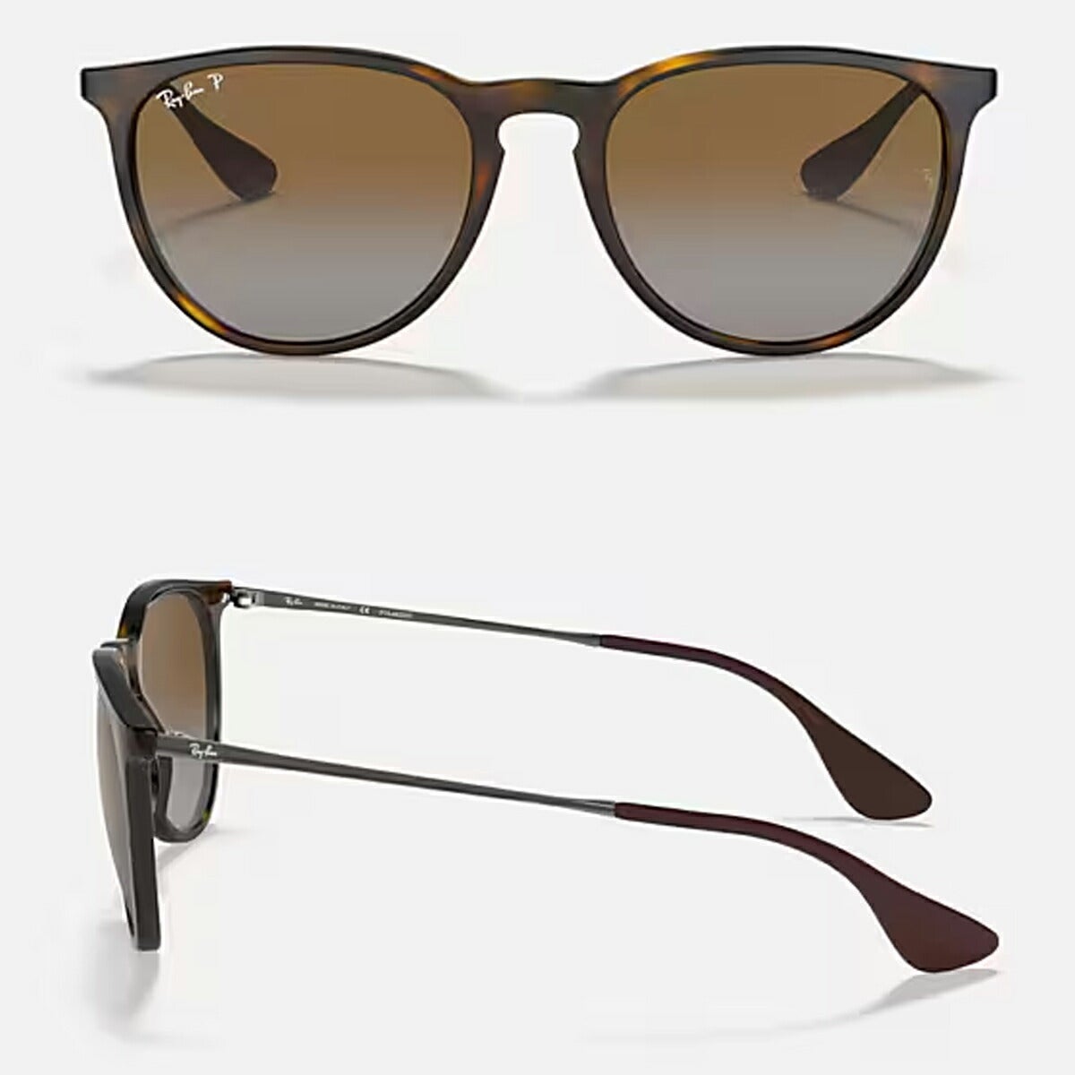 RayBanレイバンユニセックスErikaサングラス4171F710/T554カラー名称：LIGHTHAVANA/GREYGRADIENTBROWN/POLARIZED【25FW】