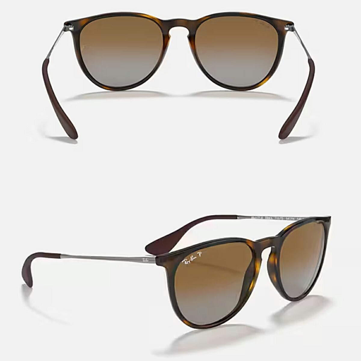 RayBanレイバンユニセックスErikaサングラス4171F710/T554カラー名称：LIGHTHAVANA/GREYGRADIENTBROWN/POLARIZED【25FW】