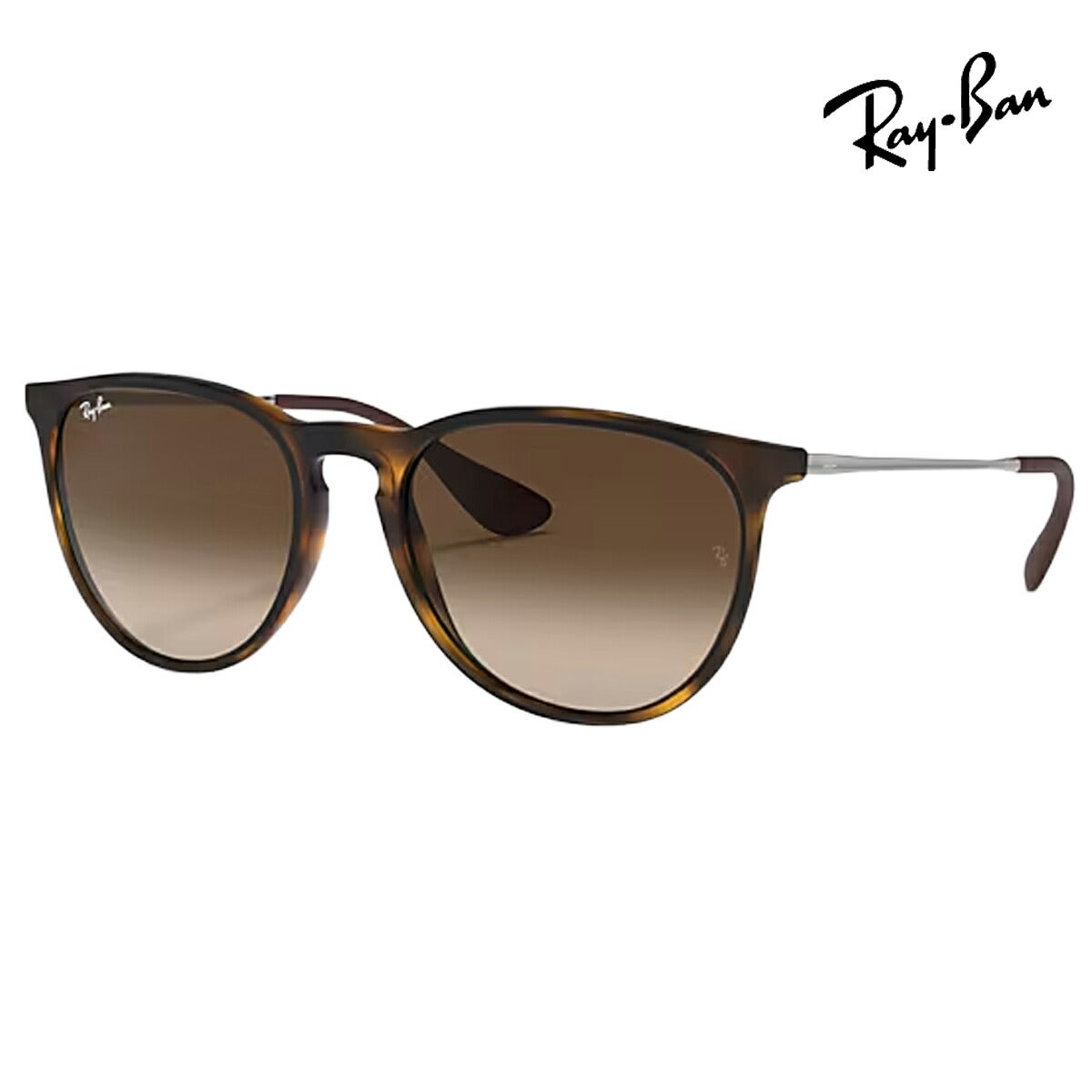 RayBanレイバンユニセックスErikaサングラス4171F865/1354カラー名称：RUBBERHAVANA/BROWNGRADIENTDARKBROWN【25FW】