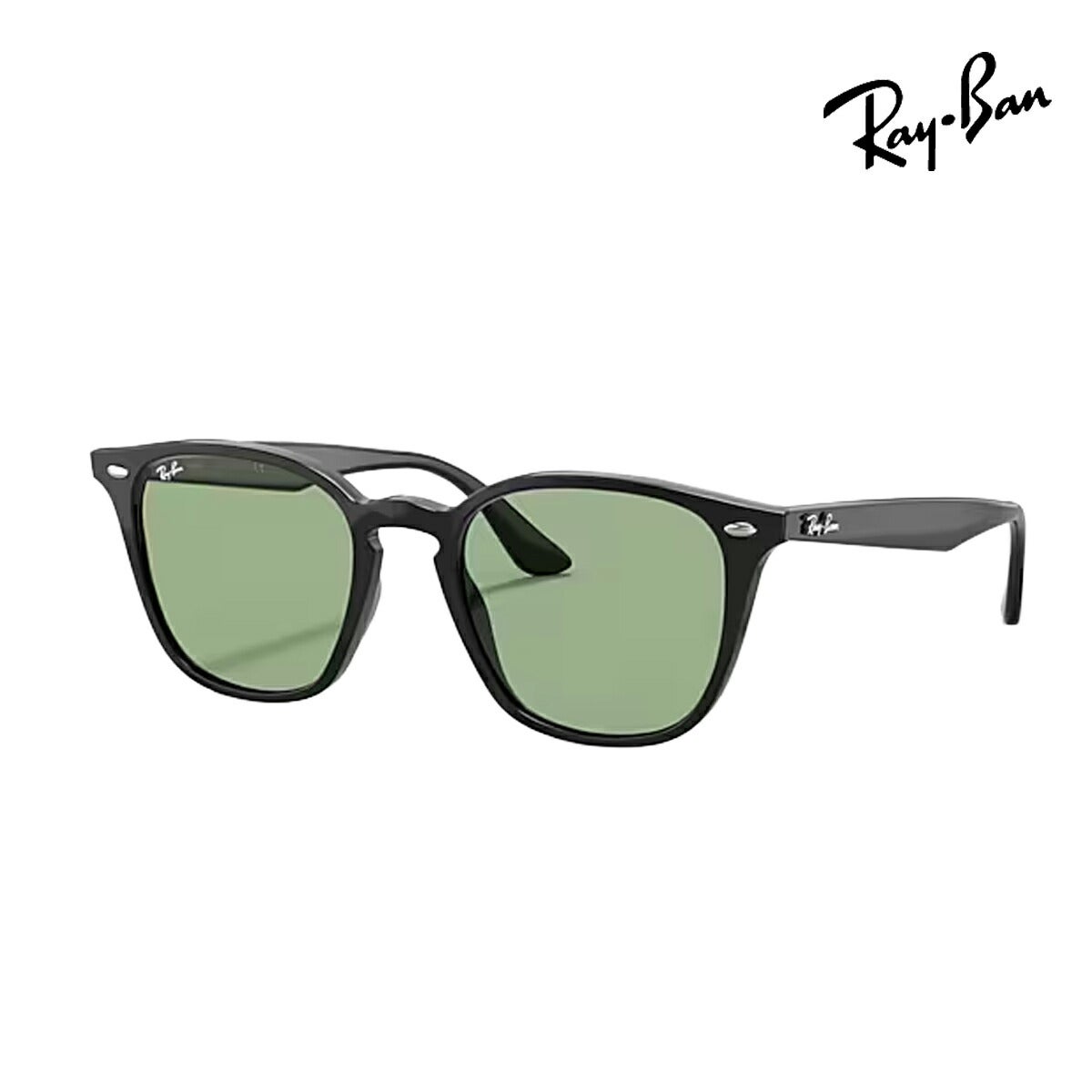 RayBanレイバンユニセックス4258Fサングラス4258F601/252カラー名称：BLACK/LIGHTGREEN【25FW】