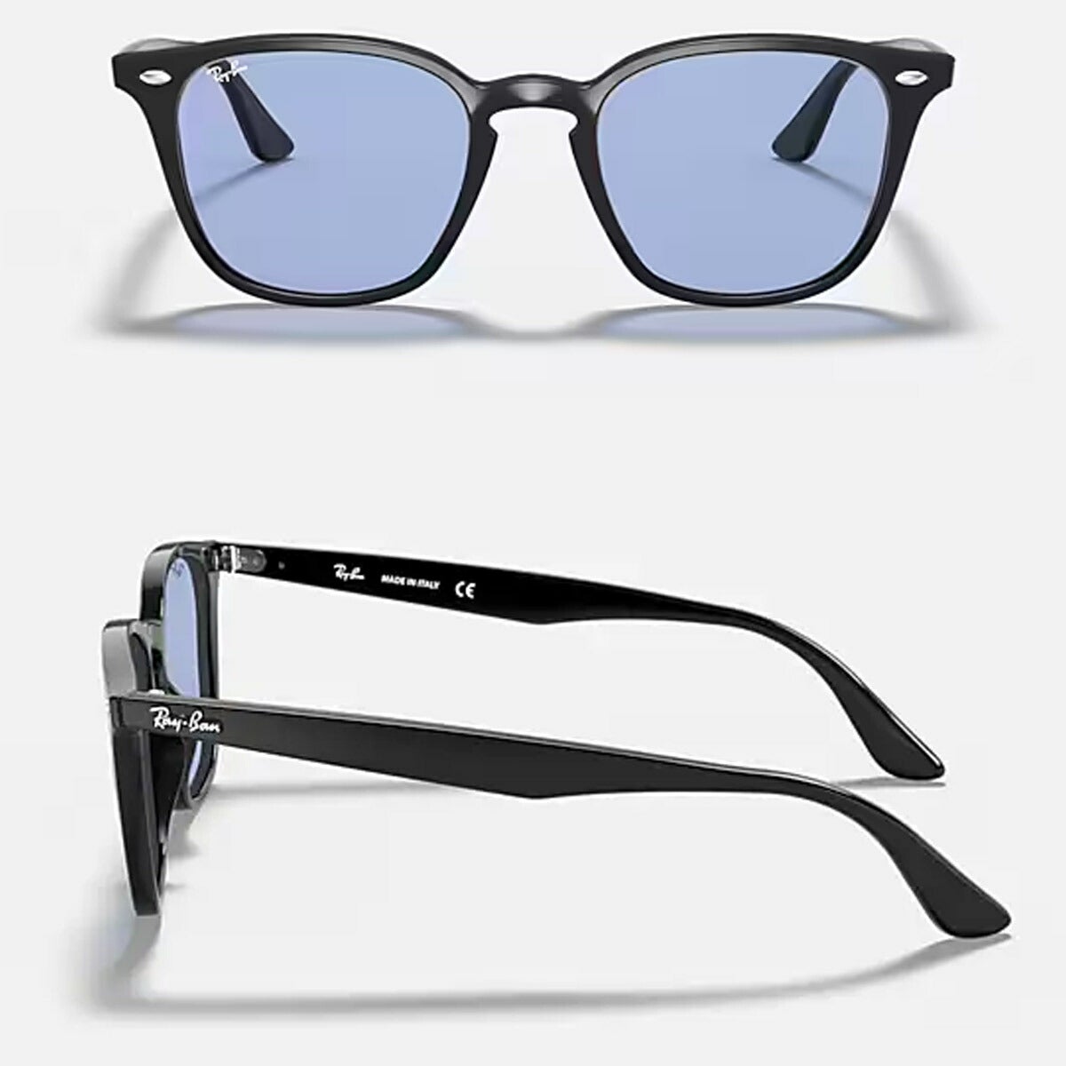 RayBanレイバンユニセックス4258Fサングラス4258F601/8052カラー名称：BLACK/BLUE【25FW】