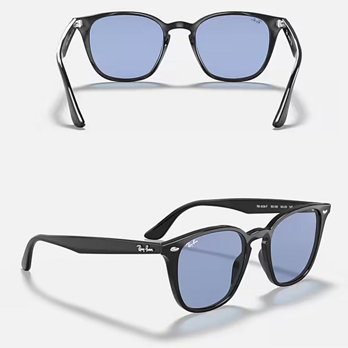 RayBanレイバンユニセックス4258Fサングラス4258F601/8052カラー名称：BLACK/BLUE【25FW】