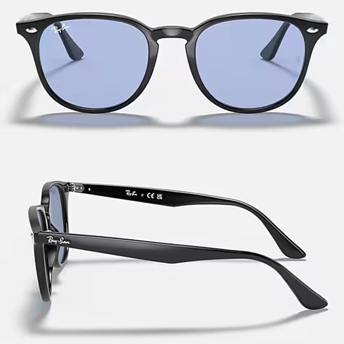 RayBanレイバンユニセックス4259Fサングラス4259F601/8053カラー名称：BLACK/BLUE【25FW】