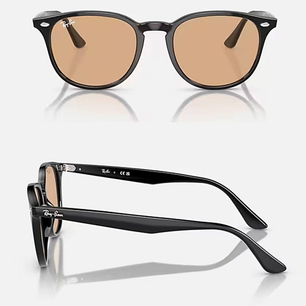 RayBanレイバンユニセックス4259Fサングラス4259F601/9353カラー名称：BLACK/BROWN【25FW】
