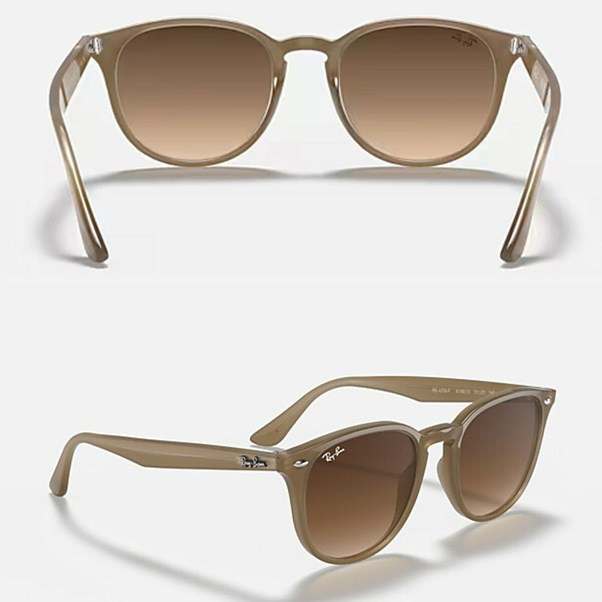 RayBanレイバンユニセックス4259Fサングラス4259F61661353カラー名称：OPALBEIGE/BROWNGRADIENTDARKBROWN【25FW】