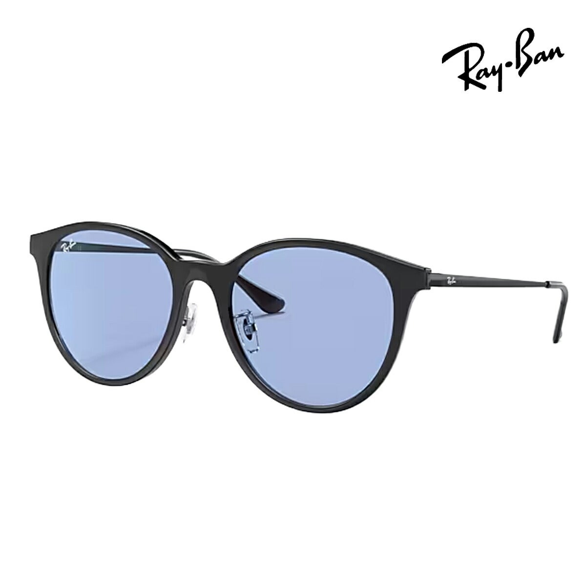 RayBanレイバンユニセックス4334Dサングラス4334D601/8055カラー名称：BLACK/BLUE【25FW】