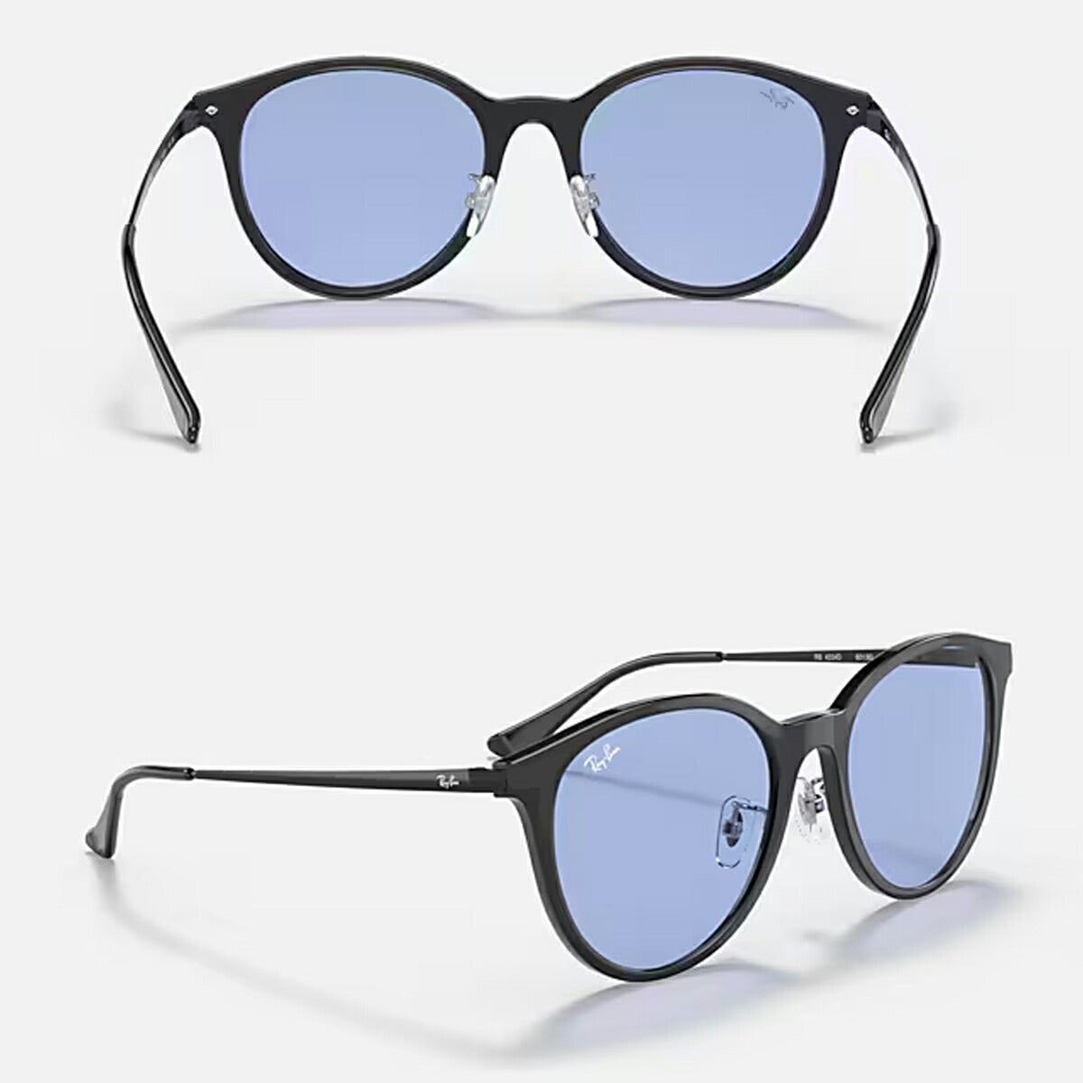 RayBanレイバンユニセックス4334Dサングラス4334D601/8055カラー名称：BLACK/BLUE【25FW】