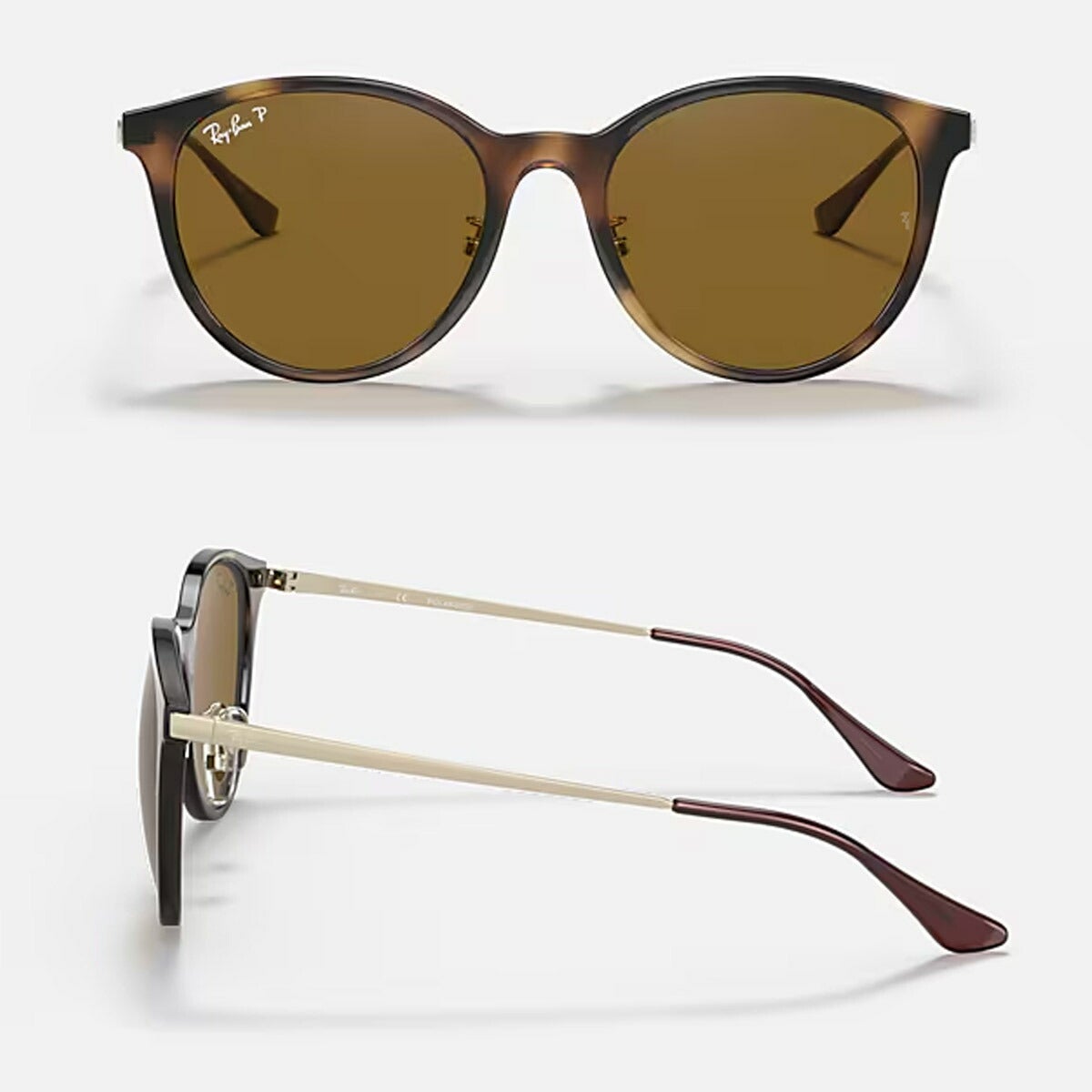 RayBanレイバンユニセックス4334Dサングラス4334D710/8355カラー名称：LIGHTHAVANA/BROWN【25FW】