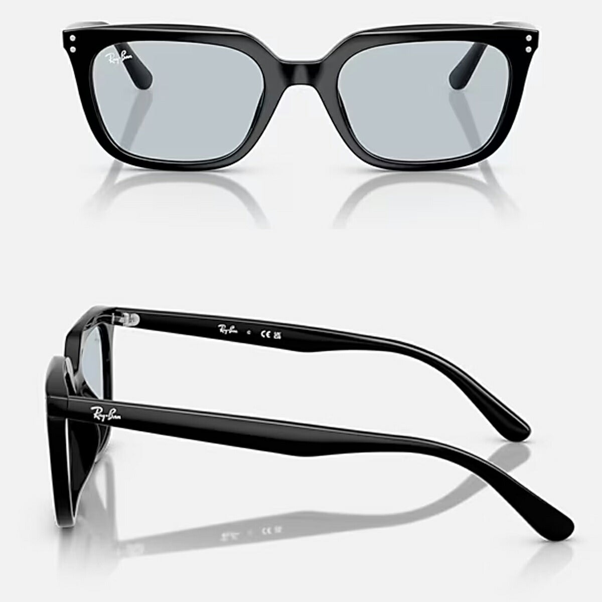 RayBanレイバンユニセックス4439Dサングラス4439D901/7254カラー名称：BLACK/LIGHTBLUE【25FW】