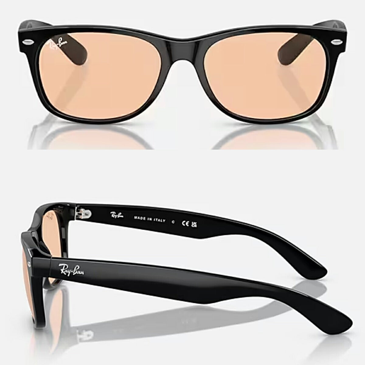 レイバン 偏光サングラス 55サイズ マットハバナ NEW WAYFARER RayBan レイバン ユニセックス New Wayfarer サングラス 2132F601/4B55