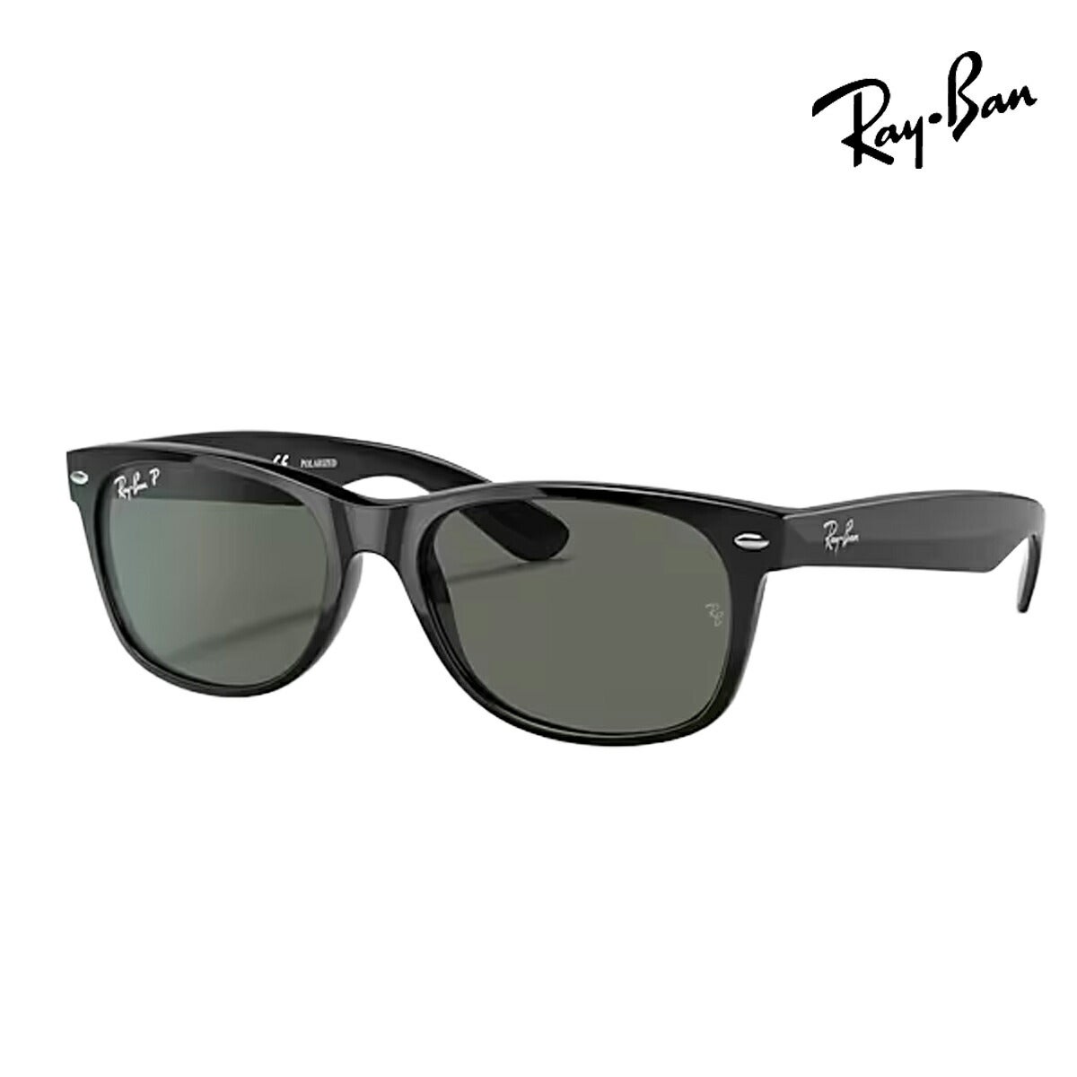 RayBanレイバンユニセックスNewWayfarerサングラス2132F901/5855カラー名称：BLACK/POLARGREEN【25FW】