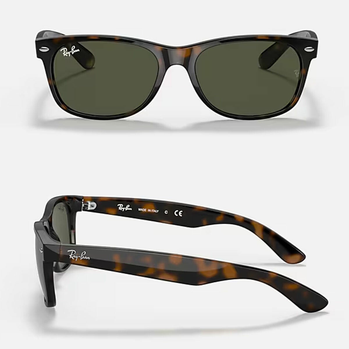 RayBanレイバンユニセックスNewWayfarerサングラス2132F902L55カラー名称：TORTOISE/G-15【25FW】