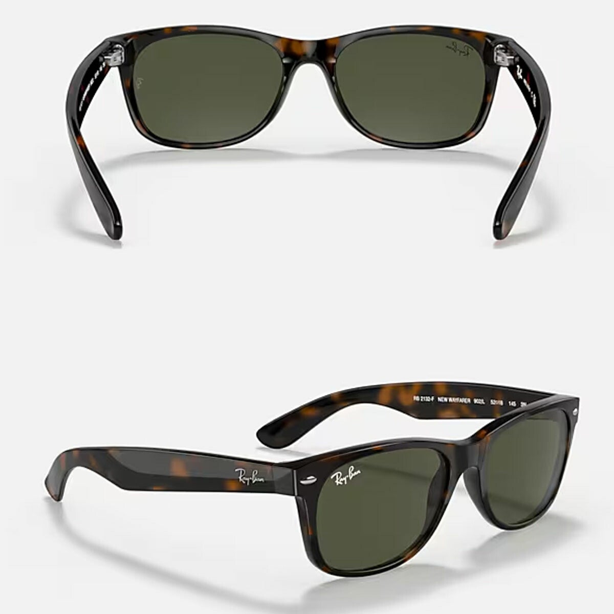 RayBanレイバンユニセックスNewWayfarerサングラス2132F902L55カラー名称：TORTOISE/G-15【25FW】