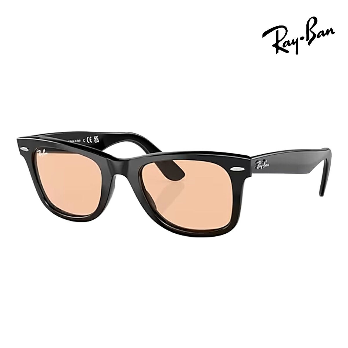 RayBanレイバンユニセックスWayfarerサングラス2140F601/4B52カラー名称：BLACK/PINK【25FW】