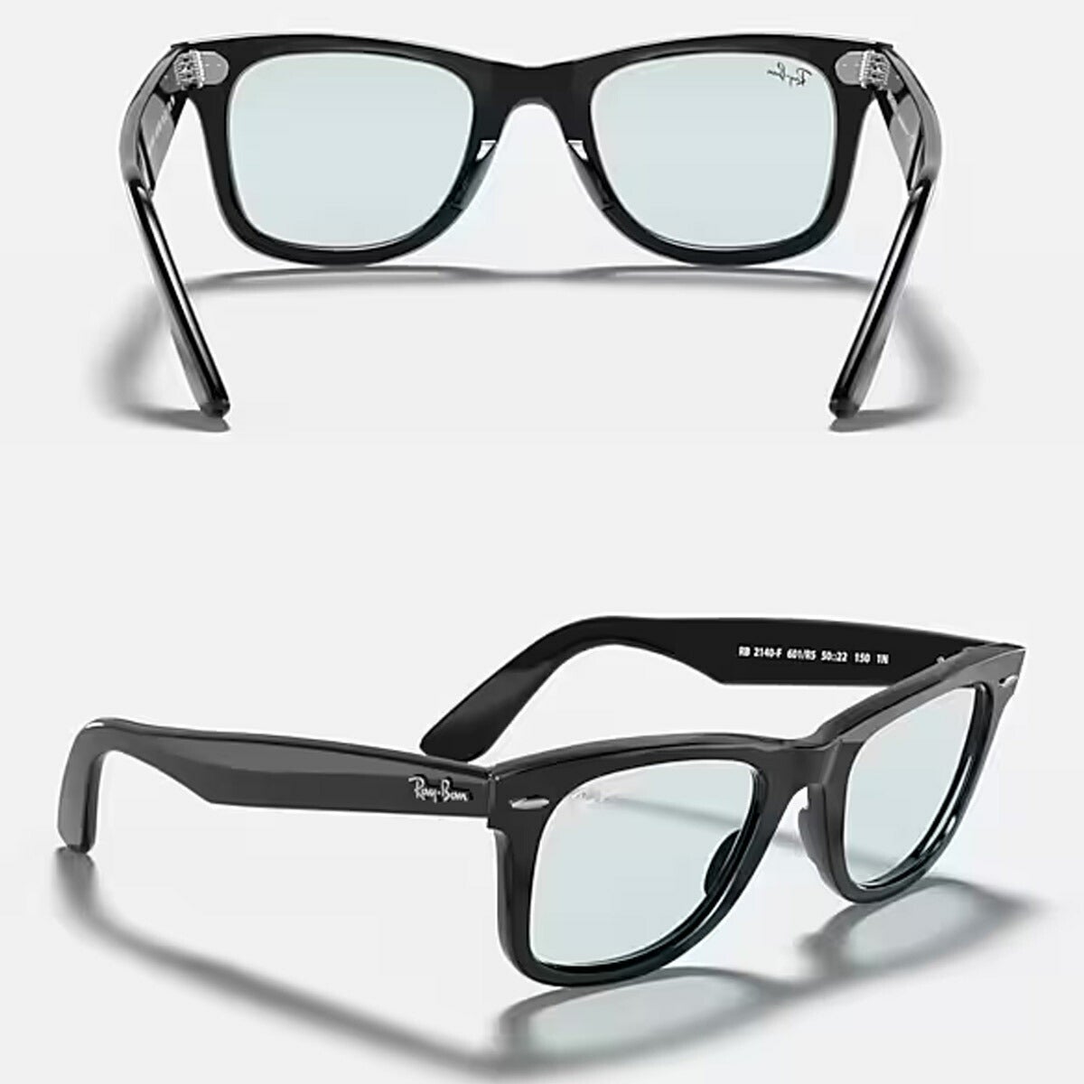 RayBanレイバンユニセックスWayfarerサングラス2140F601/R552カラー名称：BLACK/LIGHTGREY【25FW】