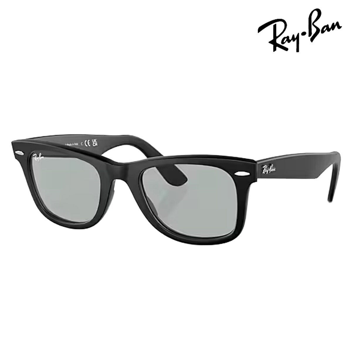 RayBanレイバンユニセックスWayfarerサングラス2140F601SR552カラー名称：MATTEBLACK/LIGHTGREY【25FW】