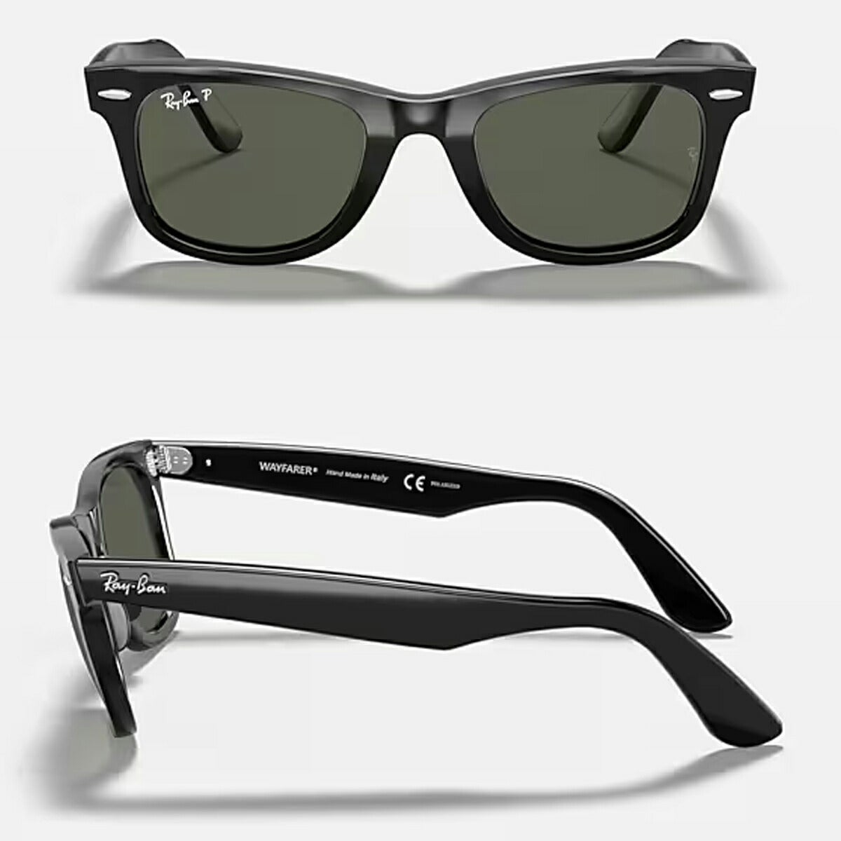 RayBanレイバンユニセックスWayfarerサングラス2140F901/5852カラー名称：BLACK/G-15/POLARIZED【25FW】