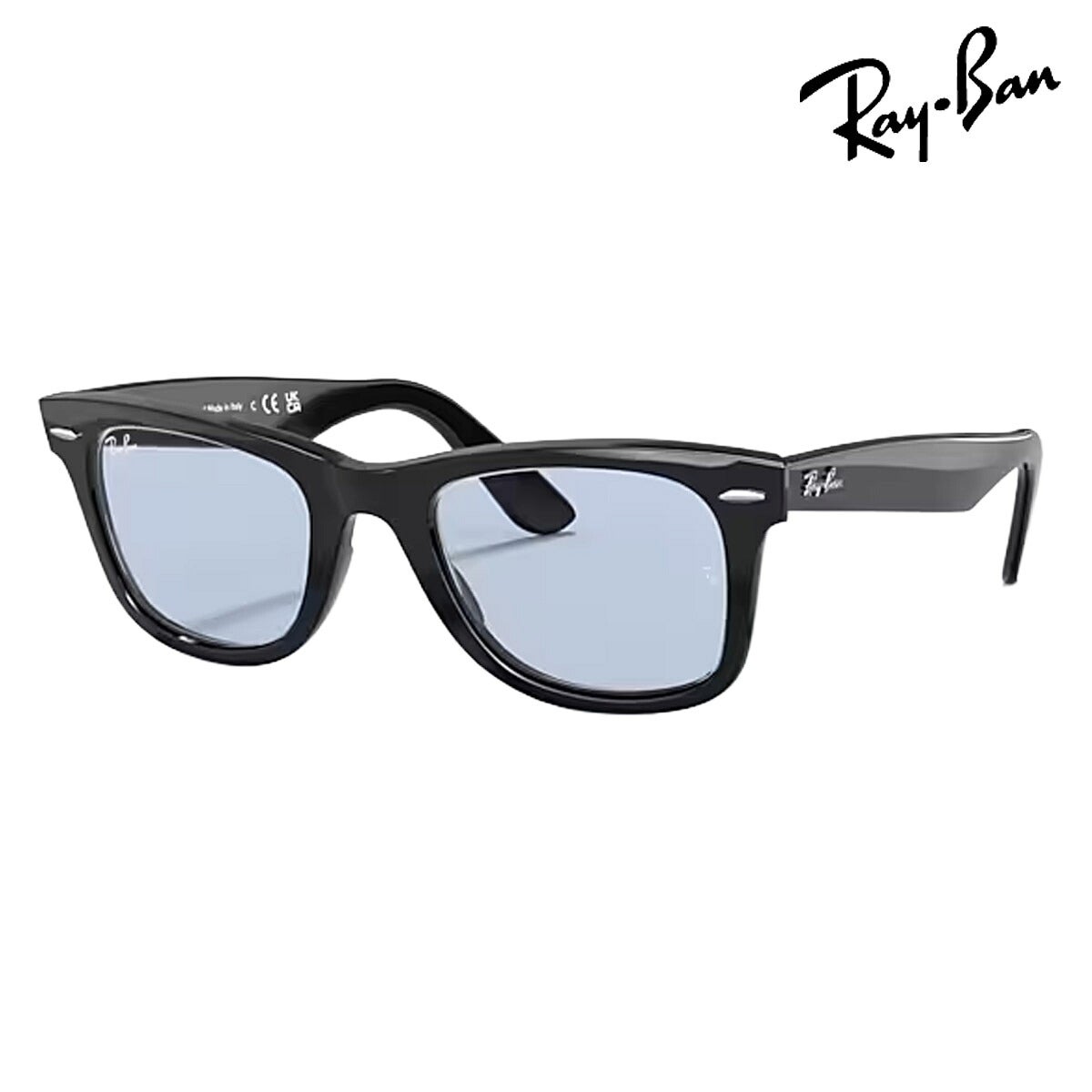 RayBanレイバンユニセックスWayfarerサングラス2140F901/6452カラー名称：BLACK/BLUEGREY【25FW】