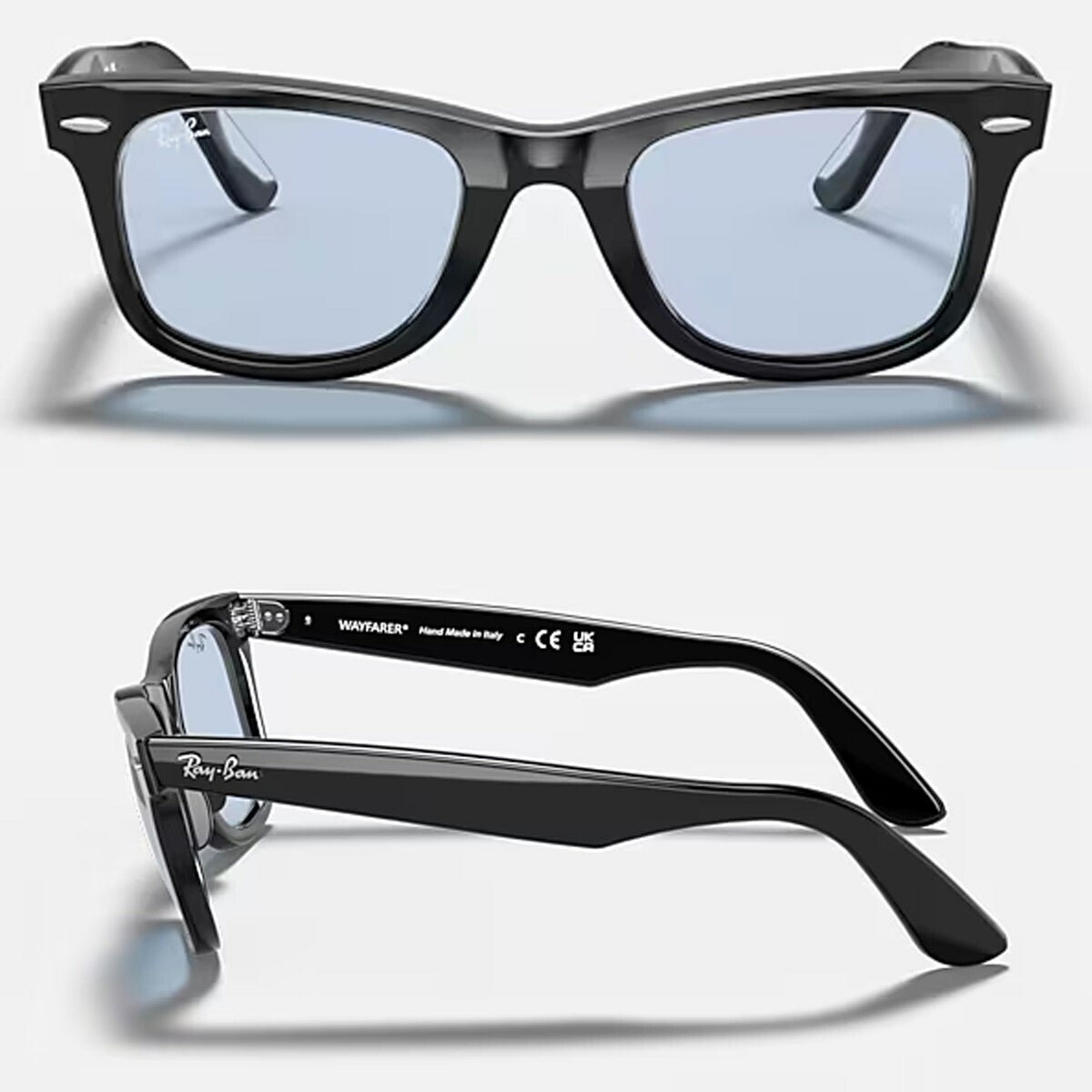 RayBanレイバンユニセックスWayfarerサングラス2140F901/6452カラー名称：BLACK/BLUEGREY【25FW】
