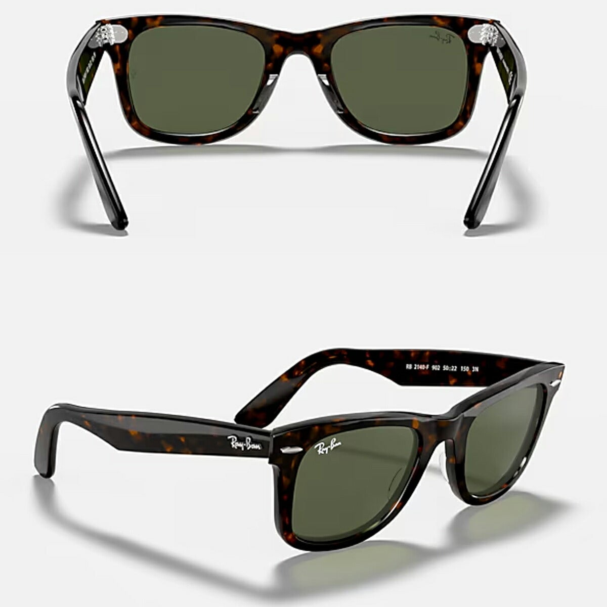 RayBanレイバンユニセックスWayfarerサングラス2140F90252カラー名称：TORTOISE/G-15【25FW】