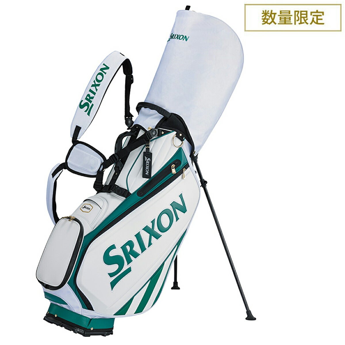【数量限定】【2026メジャーコレクション】ダンロップスリクソンスタンドキャディバッグ3.4kg9.5型5分割ネームプレート付属刻印タイプGGC-S217Lキャディーバッグ【26SS】