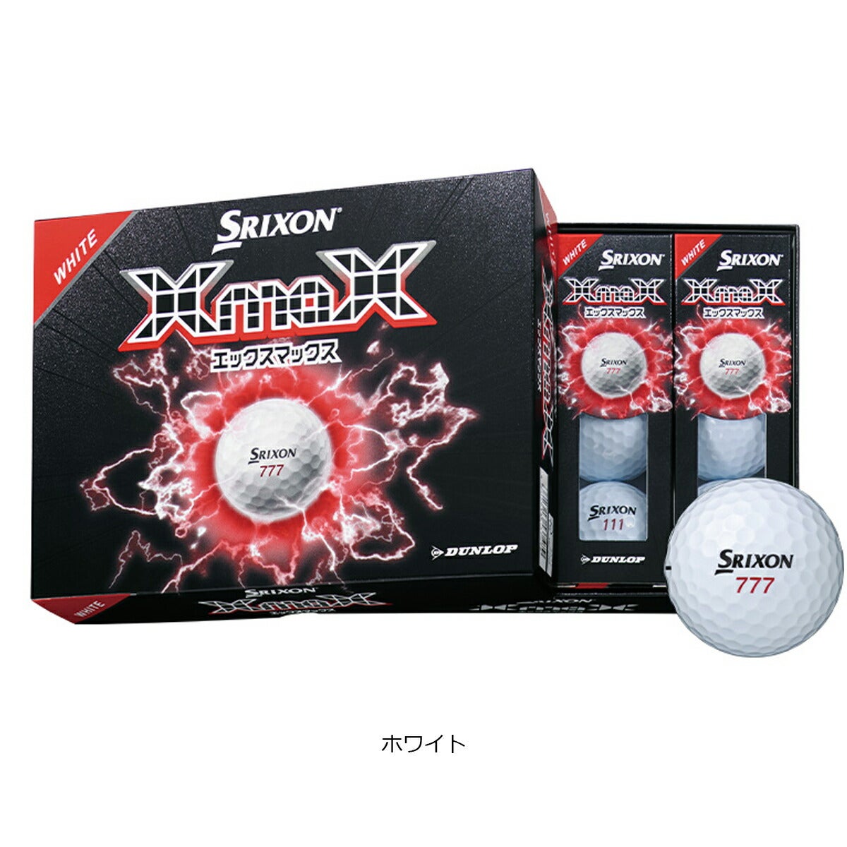 ダンロップメンズスリクソンXMAXゴルフボール1ダースプラス1スリーブ【26SS】