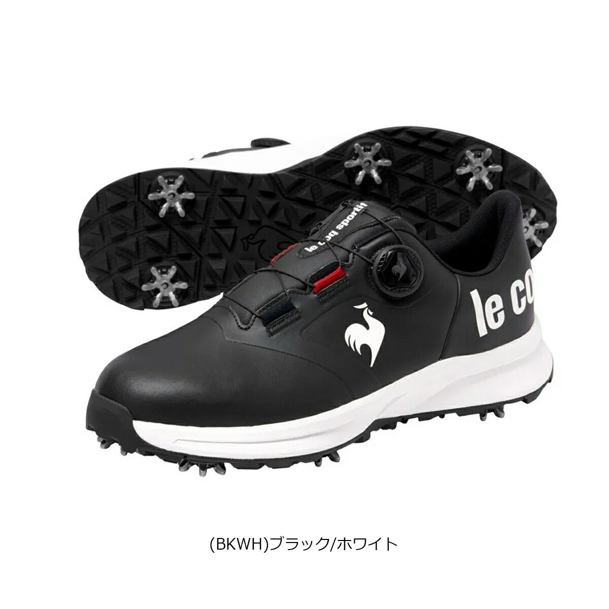 ルコックメンズパトゥールスパイクダイヤルPARTOURSPIKEDIALゴルフシューズ3E相当防水LG6SCS00M【26SS】