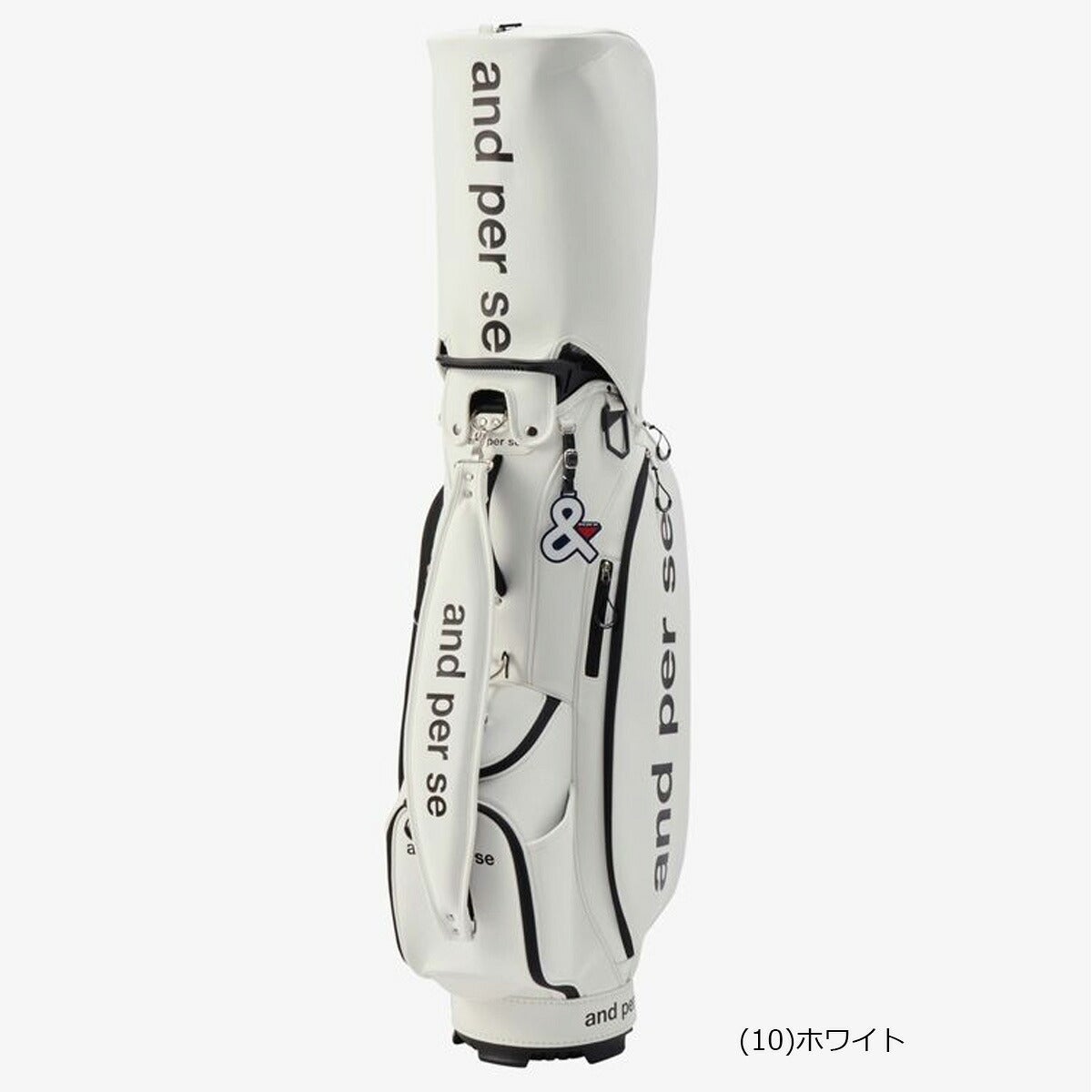アンパスィ2026年春夏モデルユニセックスキャディバッグ3.8kg9型5分割47インチ対応ネームプレート付属刻印タイプAUS7306キャディーバッグ【26SS】