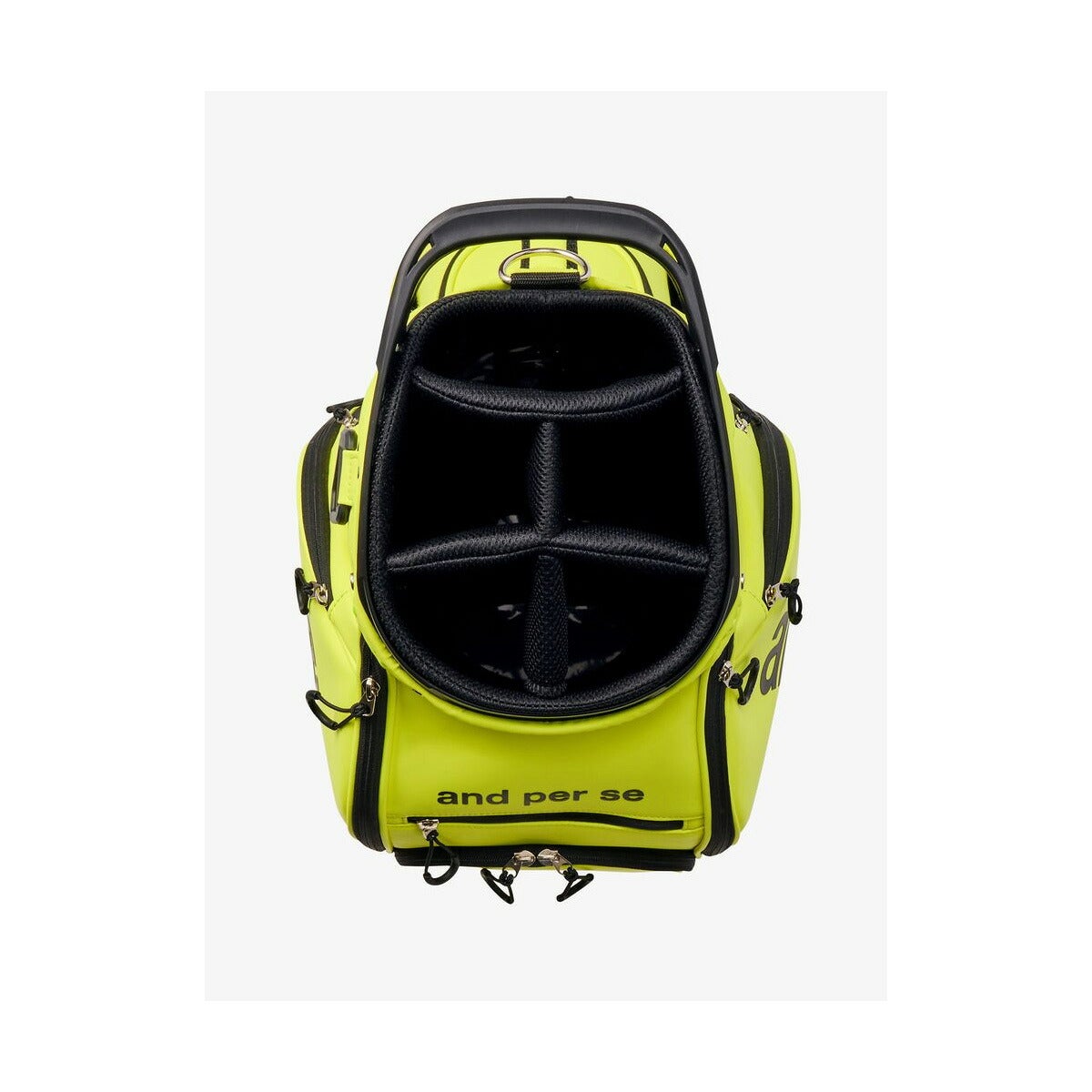 アンパスィ2026年春夏モデルユニセックスキャディバッグ3.8kg9型5分割47インチ対応ネームプレート付属刻印タイプAUS7306キャディーバッグ【26SS】