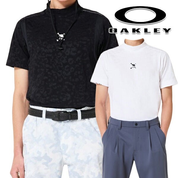 オークリー2026年春夏モデルメンズSKULLSPOTTEDJACQUARDMOCKモックネック半袖シャツSkullSpottedJacquardMockFOA409088【26SS】